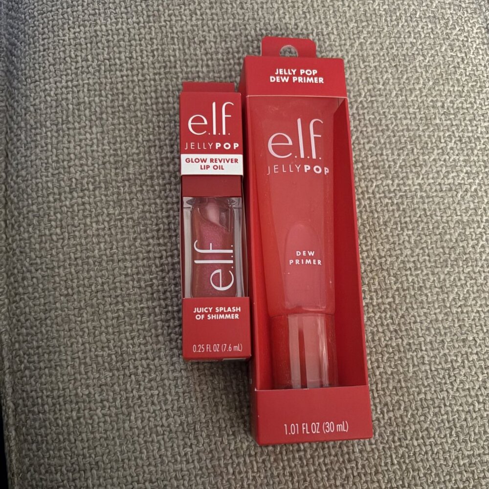 elf Jelly Pop Dew Primer & Lip Oil BNIB